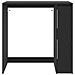 Mobiletto per lavatrice con porta Rovere Nero 87 x 60 x 89 cm - Foto miniatura 6