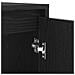 Mobiletto per lavatrice con porta Rovere Nero 87 x 60 x 89 cm - Foto miniatura 9