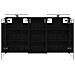 Set di Armadi da Bagno con porta 3 pcs 110 x 10,5 x 60,5 cm - Foto miniatura 7