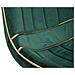 Sedia Paris Verde E Gold In Tessuto Con Gambe Dorate - Set 2 Pezzi - Foto miniatura 6
