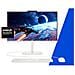 E09C8EA All-in-One PC AMD Ryzen™ 5 40 60,5 cm (23.8") 1920 x 1080 Pixel 8 GB LPDDR5x-SDRAM 512 GB SSD Windows 11 Home Wi-Fi 6 (802.11ax) Bianco - Foto miniatura 4