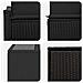 Set di divani 6 pz Nero Rattan sintetico e Acciaio - Foto miniatura 5