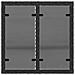 Set di divani 6 pz Nero Rattan sintetico e Acciaio - Foto miniatura 9