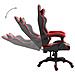 Sedia Da Gaming Rossa In Similpelle - Foto miniatura 2
