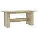 Tavolo da Pranzo Rovere Sonoma 180x90x76cm in Legno Multistrato - Foto miniatura 1