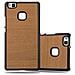 Custodia Compatibile Con Huawei P9 Lite In Woody Marrone - Hard Case Coperchio Di Protezione In Look Legno Contro I Graffi E Gli Urti - Foto miniatura 1