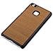 Custodia Compatibile Con Huawei P9 Lite In Woody Marrone - Hard Case Coperchio Di Protezione In Look Legno Contro I Graffi E Gli Urti - Foto miniatura 2