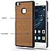 Custodia Compatibile Con Huawei P9 Lite In Woody Marrone - Hard Case Coperchio Di Protezione In Look Legno Contro I Graffi E Gli Urti - Foto miniatura 6