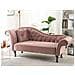 Chaise Longue Per Lato Sinistro In Velluto Rosa Lattes - Foto miniatura 9