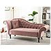 Chaise Longue Per Lato Sinistro In Velluto Rosa Lattes - Foto miniatura 3