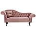 Chaise Longue Per Lato Sinistro In Velluto Rosa Lattes - Foto miniatura 13