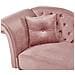 Chaise Longue Per Lato Sinistro In Velluto Rosa Lattes - Foto miniatura 14