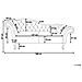 Chaise Longue Per Lato Sinistro In Velluto Rosa Lattes - Foto miniatura 5
