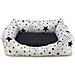 Cama Cuadrada Estrellas Negras Para Perros 1.03 Kg - Foto miniatura 1