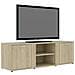 Mobile Porta TV Rovere Sonoma 120x34x37 cm in Legno Multistrato - Foto miniatura 4