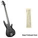 1pc Bass Fretboard Nota Decalcomanie Della Tastiera Tasti Mappa Sticker Per Principianti Come Lingua Straniera Pratica Fit 4 Stringhe Della Chitarra Bassa Multicolore - Foto miniatura 2