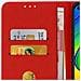 Custodia Per Xiaomi Redmi Note 9 Copertina Portacarte Funzione Supporto Rossa - Foto miniatura 5