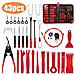 Rimozione Auto Trim Tool Set Per Car Audio Dvd E Nevigation Pannello Auto Strumento Di Rimozione Con Rimozione Trim Attrezzi Per Dash Vehicle Radio Audio Installer (43pcs) - Foto miniatura 1