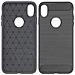 Maxy Custodia B-case Tpu Silicone Cover Case Per Apple Iphone Xs Max Carbon Metal Black - Foto miniatura 1