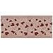 Tappeto Passatoia Tessuto Jacquard Linea Emozioni Dis Amour Tortorosso 57x400 Tortorosso - Foto miniatura 1