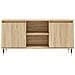 Mobile Porta Tv Rovere Sonoma 104x35x50 Cm In Legno Multistrato - Foto miniatura 5