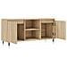 Mobile Porta Tv Rovere Sonoma 104x35x50 Cm In Legno Multistrato - Foto miniatura 6