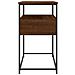Tavolino Consolle Rovere Marrone 75x40x75cm Legno Multistrato - Foto miniatura 2