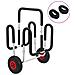 Carrello Per Kayak Per 2 Tavole 90 Kg In Alluminio - Foto miniatura 1