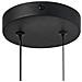 Lampadario A Led Damas Metallo Nero - Foto miniatura 5
