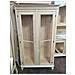 Vetrina Classica 2 Porte In Legno Grezzo L. 111 P. 42 H. 192 - Foto miniatura 1
