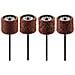 Nastro Abrasivo 12,7 Mm, K60, K80, K120, K240, Set Da 100 Pezzi, + Gambo 3,2 Mm, 2 Pz. - Foto miniatura 1