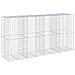 Cesto Gabbione Con Copertura 400x100x200 Cm In Ferro Zincato - Foto miniatura 2