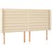 Letto a Molle Materasso e LED bianco 200x200cm in Tessuto - Foto miniatura 7