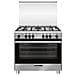 Cucina Gas SA965VI 5 Fuochi a Gas Forno Gas Classe A Dimensioni 90 x 60 cm Colore Inox Serie Specialista - Foto miniatura 1