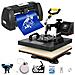 Pressa Di Calore, Taglierina Per Vinile Da 14 Pollici, 38 X 38 Cm Pressa A Caldo 5 In 1 Con Led Digitale, Plotter Da Taglio Professionale Con Schermo Lcd Per Il Trasferimento Su T-shirt - Foto miniatura 1