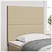 Testiera  Design Semplice Verde Chiaro Grigio 80 cm in Tessuto Corduroy - Foto miniatura 2