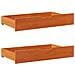 Letto senza Materasso Marrone Cera 200x200 cm in Legno di Pino - Foto miniatura 6