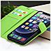 Custodia A Portafoglio Per Iphone 12 Mini Funzione Supporto E Linguetta Magnetica, Verde - Foto miniatura 4
