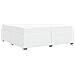 Struttura del letto Bianco 200 x 200 cm Pelle sintetica - Foto miniatura 1