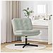 Poltrona Relax con Base Girevole Grigio chiaro 63 x 75 x 76 cm - Foto miniatura 3