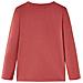 Maglietta Bambino Maniche Lunghe Rosso Bruciato 116 - Foto miniatura 2