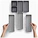 Set Organizzazione Cassetto Blox Sette Pezzi Organizzatore Modulare Per Utensili Attrezzi E Accessori Colore Grigio Design Personalizzabile Facile Da Pulire - Foto miniatura 5