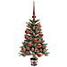 Albero di Natale con 150 LED con supporto Verde 90 cm PE - Foto miniatura 4