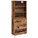 Credenza Legno vecchio 69,5 x 34 x 180 cm Legno multistrato - Foto miniatura 1