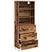 Credenza Legno vecchio 69,5 x 34 x 180 cm Legno multistrato - Foto miniatura 5