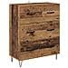 Credenza Legno vecchio 69,5 x 34 x 180 cm Legno multistrato - Foto miniatura 6
