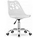 Sedia girevole ergonomica Valora PRINT bianca per ufficio domestico - Foto miniatura 1