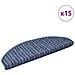 Tappetini per scale autoadesivi 15 pcs Blu 65 x 21 x 4 cm - Foto miniatura 3