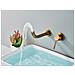Rubinetto per lavabo da bagno, Blackswan, tipo M208, modello bronzo antico, misura 20 cm - Foto miniatura 4