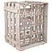 Cassetto Portabottiglie In Legno Marrone 41x32x55h - Foto miniatura 1